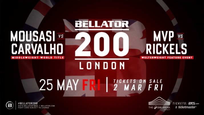 Bellator 200 odbędzie się w Londynie
